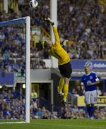 play-off. David De Gea redder for Manchester United i kampen mod Everton. 