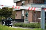 skyderitrussel. Tietgensskolen i Odense blev lukket af politiet på grand af en trussel om et skoleskyderi. 