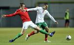 Skadet. Med 18 landskampe på cv'et er forsvarsspilleren Petar Zanev (t.h.) fra FC  Volyn Lutsk den mest rutinerede af de tre ukampdygtige bulgarere.  (arkiv) 