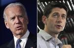 Viceduel. Vicepræsident Joe Biden (t.v.) skal i nat for første og eneste gang i denne valgkamp i debat med Paul Ryan, republikanernes kandidat til vicepræsidentposten. 