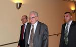 Løsning. FN's fredsmægler, Lakhdar Brahimi, forsøger i øjeblikket at finde en løsning på konflikten mellem Syrien og Tyrkiet. 