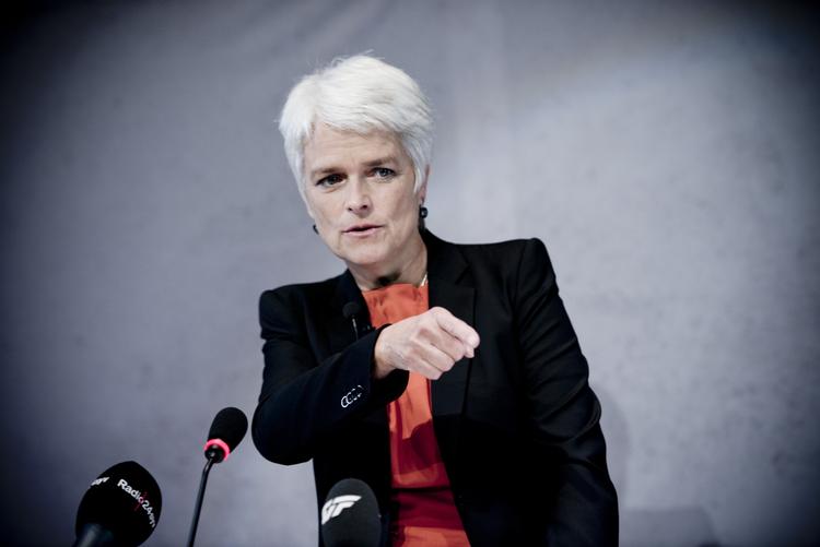 Indsats. SF's nye formand Annette Vilhelmsen får nok at se til. 