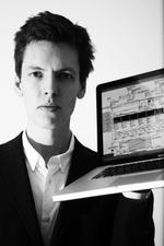 elektrolyd. Det ligner en matematisk model. Men faktisk er det det synlige udtryk for den elektroniske lydside i Rune Glerups elektroakustiske musik. 