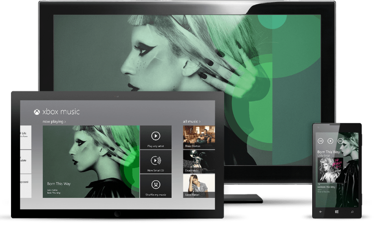 MULTIPLATFORM. Microsofts nye musiktjeneste, Xbox Music vil på sigt give dig adgang til over 30 millioner sange på nettet via telefon, pc og spilkonsol. Men de første par uger virker det kun på Xbox 360. 