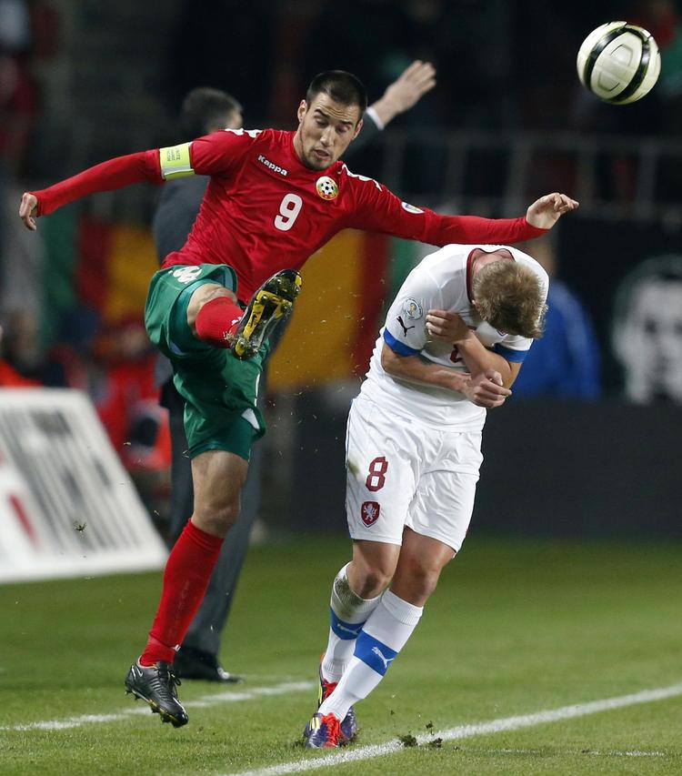 uafgjort. Tjekkiet og Bulgarien spillede 0-0 i Danmarks VM-gruppe. 