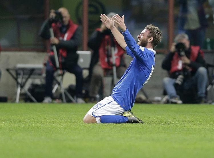 effektivt. Daniele De Rossi scorede det andet italienske mål i kampen mod Danmark 