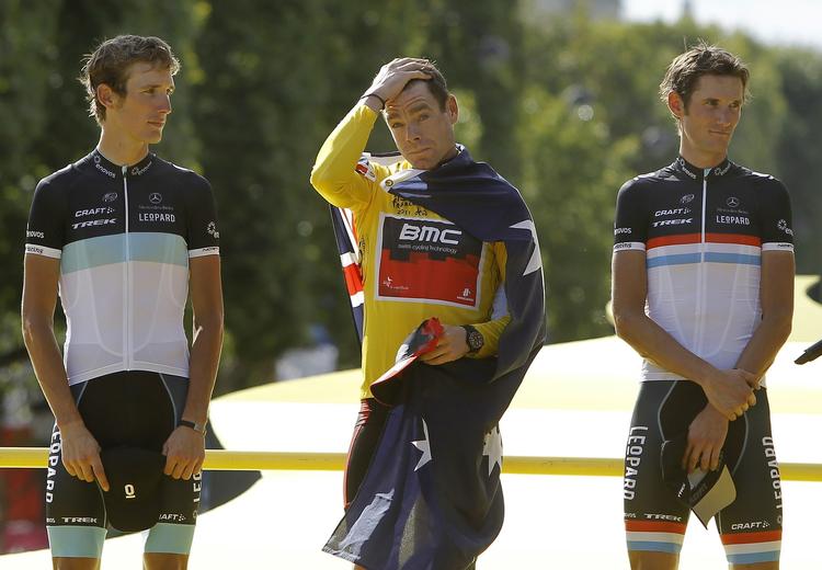 Nedtur. I 2011 kom begge Schleck-brødrene på podiet ved Tour de France. 2012 har til gengæld været en frygtelig sæson for dem. 