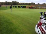 BIRDIEMISS. På sit sidste hul i turneringen var Andreas Hartø tæt på en birdie, men puttet sneg sig lige uden om. 