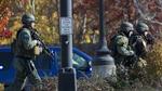 Skudepisode. En mand har såret syv personer på et kursted i byen Brookfield i Wisconsin. 
