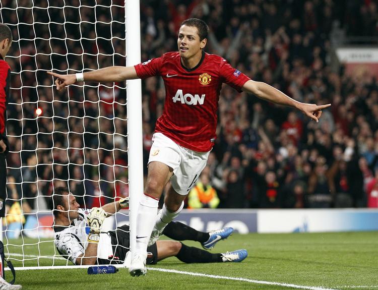Matchvinder. Javier Hernandez reddede manchester United. 