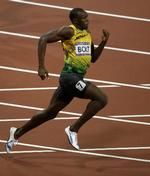 9,58. Usain Bolt har verdensrekorden på 100 meter - sat i Berlin 2009. 