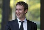 Optur. Efter måneder med dårlige nyheder kunne Mark Zuckerberg i dag præsentere en god: Facebooks indtægter stiger. Her er han i Moskva tidligere på måneden. 