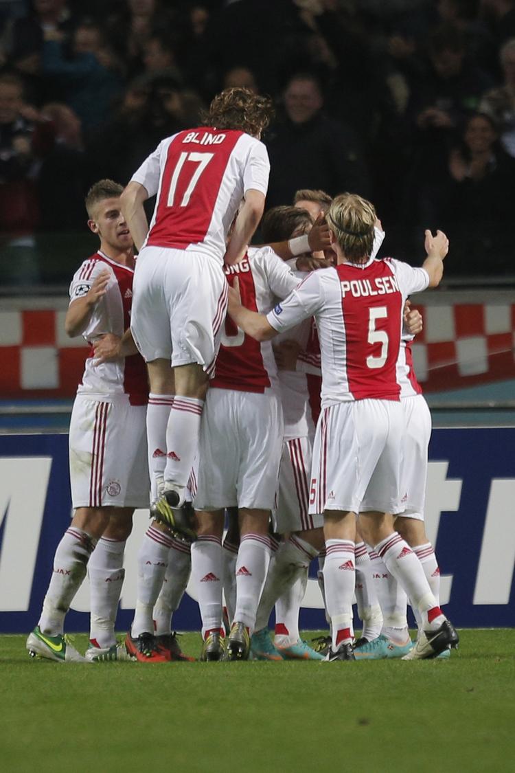 COMEBACK. Efter 0-1 scorede Ajax tre gange - og vandt. 