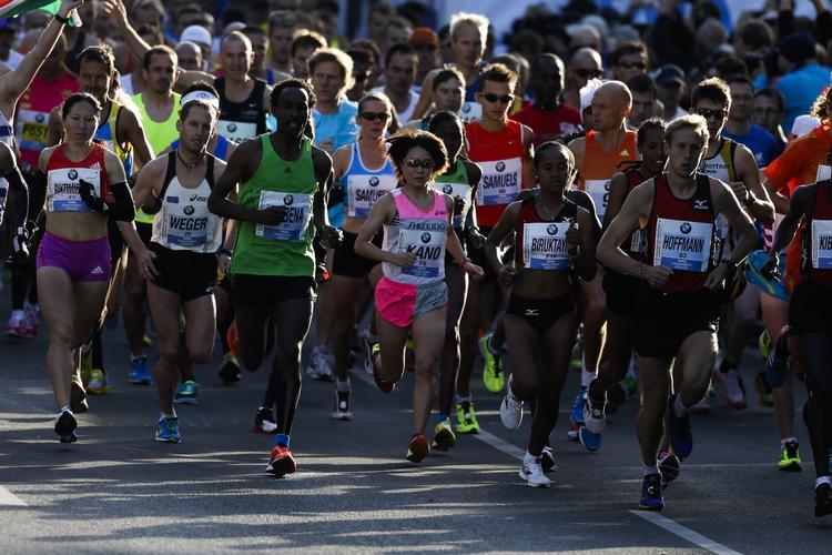 SEJRSRUNDE. 40.000 mennesker klikkede sig til et nummer til næste års maraton i Berlin på tre en halv time. 