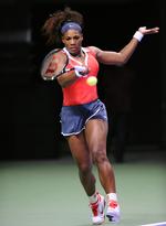 suveræn. Serena Williams har endnu ikke spillet sig ud, men er alligevel i finalen i sæsonafslutningen. 