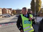 Stop. Politiet tager ingen chancer efter bombetrussel i Aarhus. 