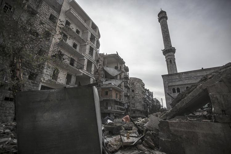 KRIGSHÆRGET. Storbyen Aleppo har været genstand for mange kampe under den syriske borgerkrig. 