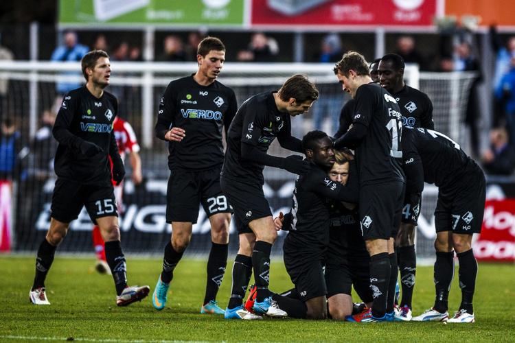 JUBEL. Randers kom bagud 1-0 mod silkeborg, men endte alligevel med de tre point. 