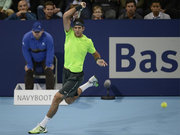 revanche. Med 7-6 i afgørende sæt fik Juan Martin del Potro besejret Roger Federer. 