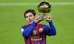forgyldt. De seneste tre år har Lionel Messi fået Fifa's gyldne bold. 