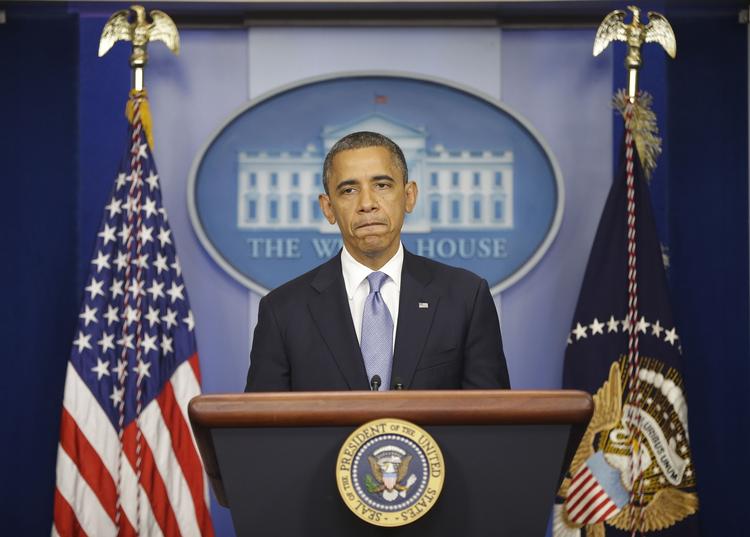 UVEJR. Obama har sat valgkampen på pause og rettet bekymringerne mod vejrudsigten. 