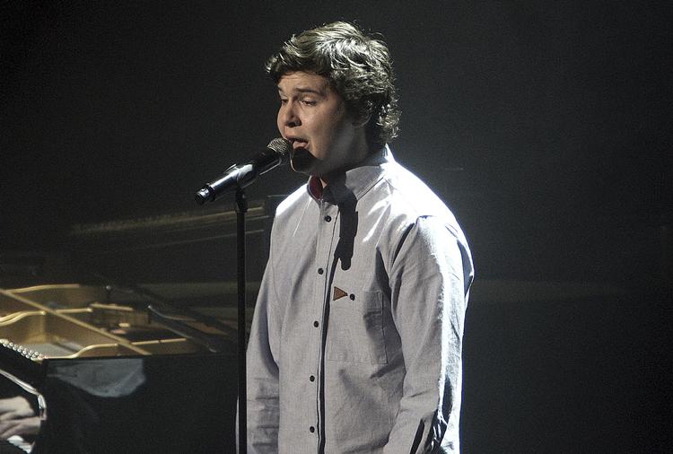 Stjerneskud. Lukas Graham har oplevet en massiv succes. Her ses han under en udsolgt koncert på Store Vega. 
