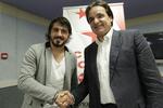 Cheferne. Klubejer Christian Constantin (t.h.) hentede i sommerpausen en prominet forstærkning i skikkelse af verdensmesteren fra 2006  Gennaro Gattuso fra AC Milan. 
