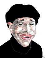 Soul. »Min kone er jaloux på den her anden kvinde, jeg har, der er musikken!«, siger Al Jarreau om sit forhold til musikken.  Tegning: Anne-Marie Steen Petersen 