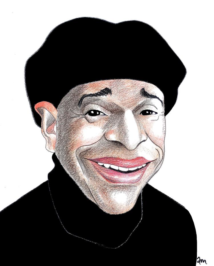 Soul. »Min kone er jaloux på den her anden kvinde, jeg har, der er musikken!«, siger Al Jarreau om sit forhold til musikken.  Tegning: Anne-Marie Steen Petersen 
