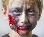 Blodigt. Det er ikke så svært som det ser ud at lave en god ansigtsudklædning. 