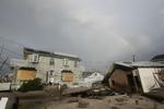 Orkanskadet. Et ødelagt hus ved Breezy Point i New York-bydelen Queens, som både har været ramt af oversvømmelser og en storbrand. 