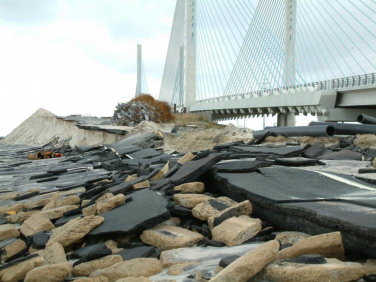I det sydlige Delaware så der sådan ud ved kysten. 