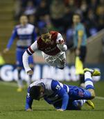 flyvende. Det var en af de pokalkampe, som vil blive husket, da Arsenal var helt nede i sækken bagud 4-0, men endte som vinder mod Reading. 