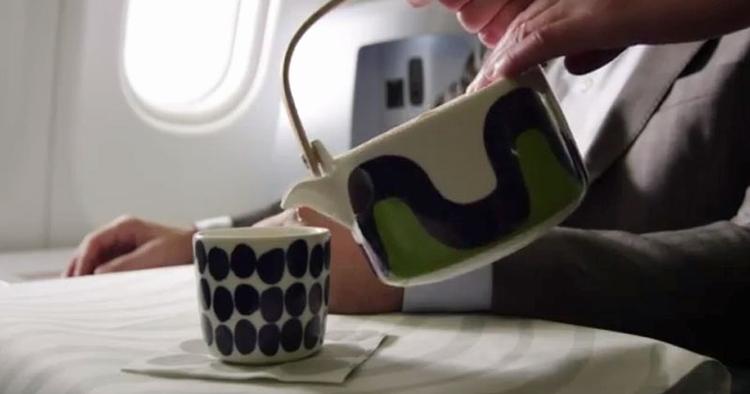 FLYDESIGN. Marimekko-designet tilFinnair er skabt for at forbedre selskabets kabiner og gøre rejsen endnu mere afslappende. 