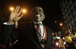 Vinder. Flere amerikanere vælger at klæde sig ud som Obama i anledning af halloween end som hans modstander Romney 