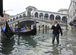 VANDMASSER. Venedig oplever har i dag oplevet de værste oversvømmelser i to år. 