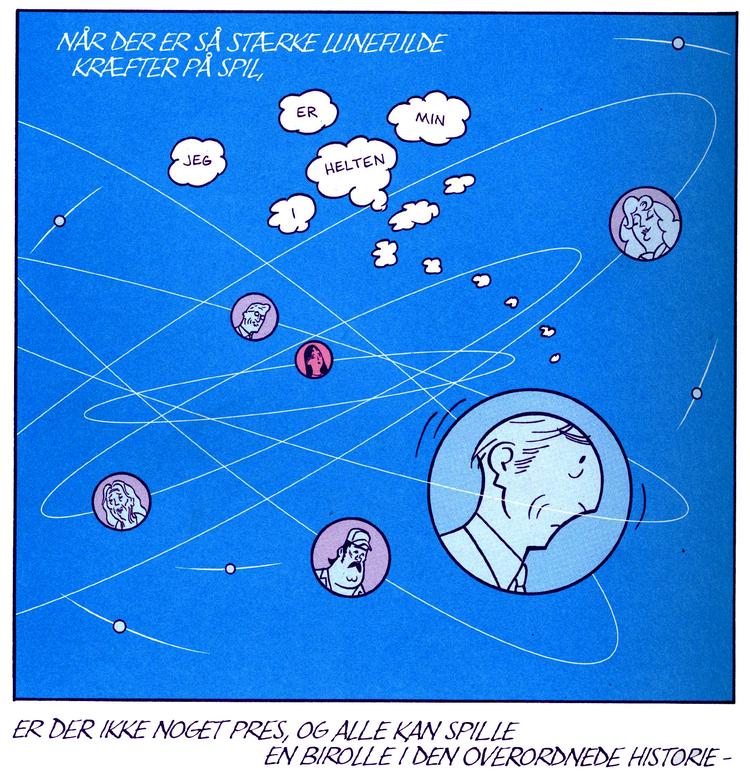 SELVFORSTÅELSE. I 'Asterios Polyp' sættes jegets sammensatte arkitektur til  debat. Tegning: David Mazzucchelli 