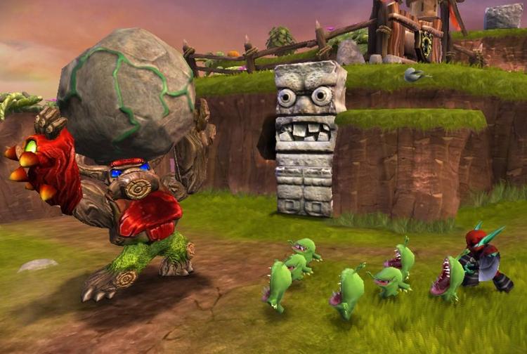 UDRYD. ‘Skylanders Giants’ handler i højere grad end forgængeren om at smadre først og aldrig spørge bagefter. 