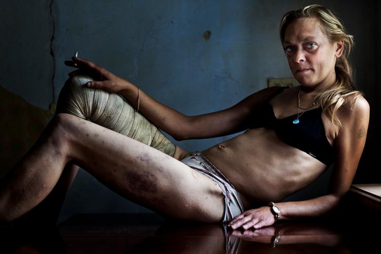 Vinderfoto: En femtedel af Politiken.dk's læsere synes, at portrættet af prostituerede Maria fra Ukraine burde have vundet World Press Photo-konkurrencen. 