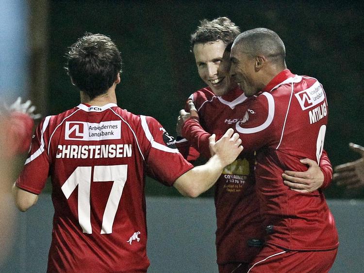 1-1. En eminent angreb blev afsluttet af Morten Nordstrand, da FC Nordsjælland udlignede. 