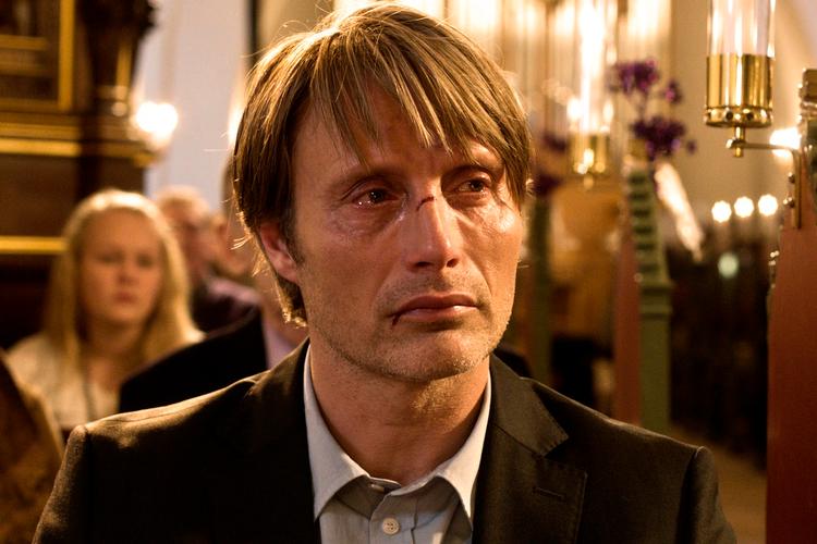 JAGTEN. Mads Mikkelsen i rollen som børnehavepædagogen Lucas, der fejlagtigt beskyldes for at være pædofil. 