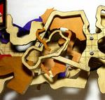 Nysgerrigt. Kristofer Hultenberg og Thomas Bangs kunst kræver, at man som publikum er lige så nysgerrig, som de er som kunstnere. Her ses et udsnit af Thomas Bangs 'Layers of intervention' (2011-12). 