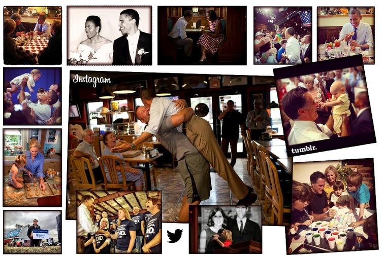 KAMPAGNE. Her ses en række eksempler på hvordan præsidentkandidaterne har fremstillet sig selv, på de sociale medier, under valgkampen. 