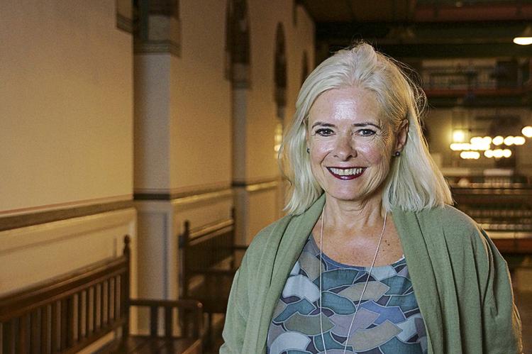 Organisator. Anette Laigaard på Københavns rådhus, hvor hun til daglig har sit virke som socialdirektør. 