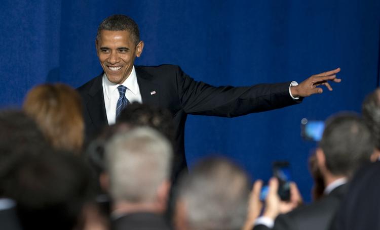 Nedtur. Den amerikanske præsident, Barack Obama, har oplevet en stor tilbagegang blandt de hvide vælgere i USA. Han ville således tabe valget, hvis det kun var hvide, der stemte. 