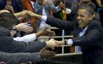 Sejr. Barack Obama har været mere og mere optimistisk de seneste par dage. Med god grund skulle det vise sig. 