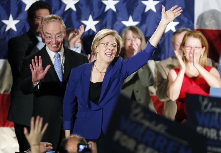MODVIND. Elizabeth Warren, den nyvalgte senator fra Massachusetts, er blandt de politikere, der vil gøre det sværere at samarbejde over midten. 