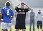 afbud. FC Midtjyllands Marco Larsen (midt) kommer ikke med på U20-landsholdet, da turneringsprogrammet i Superligaen er i vejen. 