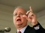 ÆRKEKONSERVATIV. Republikanske Karl Rove - der var tidligere præsident George Bush' chefindpisker - vil ikke erklære tirsdagens præsidentvalg for afgjort endnu. 