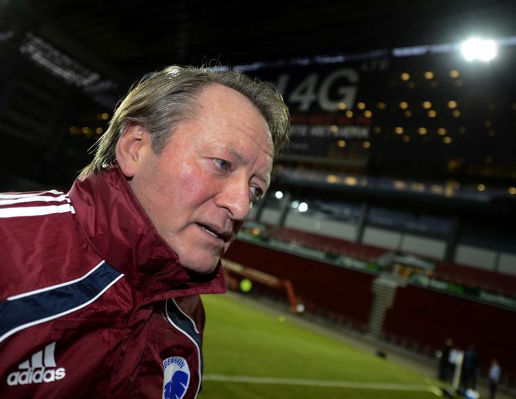UBESEJRET. I Parken har Ariël Jacobs endnu ikke prøvet at tabe som FCK-træner. 